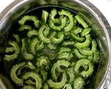 ゴーヤとコーンの鶏つくね揚げ作り方2写真