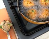 ゴーヤとコーンの鶏つくね揚げ作り方8写真