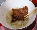 いただきものの牛肉の佃煮DEヘルシー牛丼作り方1写真