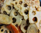 皮も食べよう☆ゴボウと蓮根のゴマきんぴら作り方6写真