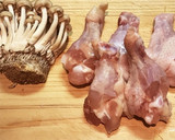 簡単！節約！手羽元としめじのトロ炒め作り方1写真