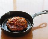 豚ひき肉のハンバーグマッシュルームソース作り方6写真