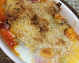 簡単！鶏もものマヨトマチーズ焼き！卵のせ作り方7写真