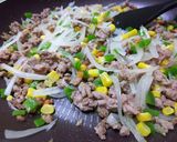 カレーピラフのオムライス～クリームソース作り方5写真