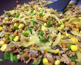 カレーピラフのオムライス～クリームソース作り方6写真