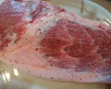 ダッチオーブン　豚肉の塩釜焼き　作り方3写真