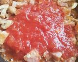 エビとアボカドのトマトソースパスタ！作り方3写真