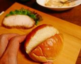 味ぽん鶏チャーシューと卵の親子ロールパン作り方3写真