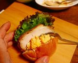 味ぽん鶏チャーシューと卵の親子ロールパン作り方10写真
