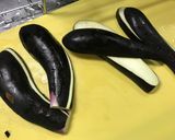 茄子とひき肉とピーマンの甘辛炒め作り方1写真