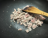 茄子とひき肉とピーマンの甘辛炒め作り方4写真