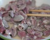 15分で♪ハツとパプリカの甘味噌だれ炒め作り方2写真