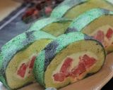 すいすい*スイカのロールケーキ作り方44写真