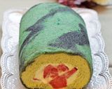 すいすい*スイカのロールケーキ作り方43写真