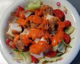 チキンカツサラダ作り方3写真