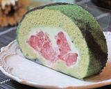 すいすい*スイカのロールケーキ作り方46写真