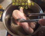 ジャガと豚バラのコーラ煮 半熟味玉添え作り方4写真