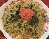 アッサリ！しらすと、たらこのパスタ作り方4写真