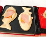 玄米粉のハムチーズたい焼き(動画有)作り方12写真