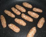 味噌風味の焼きつくね作り方2写真