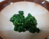 モロヘイヤの麺つゆ生姜ソース作り方1写真