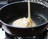 ふわふわ食感 桜シロップのホットケーキ作り方4写真