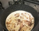 豚肉としめじのミルクうどん作り方2写真