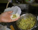 中国家庭の皮から作る水餃子作り方8写真