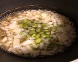 これから旬の枝豆ポタージュそばの実入り作り方3写真