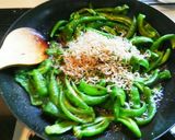 万願寺唐辛子のちりめんじゃこ炒め作り方5写真