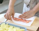 秋鮭とじゃがいもの濃厚グラタン作り方4写真