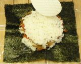 具材はきんぴらごぼう♪ おにぎらず作り方5写真