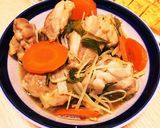鶏肉と水菜と人参のポン酢炒め煮作り方7写真