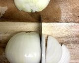 玉ねぎとじゃがいもの味噌汁作り方1写真