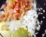 豆腐ステーキ☆トマトと玉ねぎのソース作り方1写真