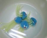 かわいい♪ホイミスライムの白玉パスタ作り方6写真