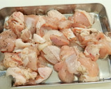 鶏もも肉と夏野菜の酢鶏風甘酢あん炒め！作り方3写真