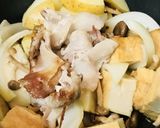 豚肉のすきやき風肉じゃが●あまから煮作り方3写真