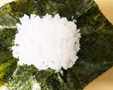 海老フライ！アスパラベーコン！おにぎらず作り方9写真