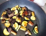 茄子とズッキーニの焦がし醤油パスタ作り方6写真