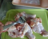 鶏の手羽元であぶり焼きチキン作り方1写真