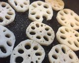 おつまみに♪レンコンガーリックチーズ焼き作り方1写真
