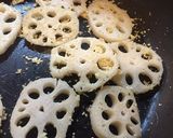 おつまみに♪レンコンガーリックチーズ焼き作り方2写真