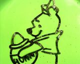 キャラ弁☆簡単 平面 プーさん作り方2写真