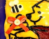 キャラ弁☆簡単 平面 プーさん作り方13写真