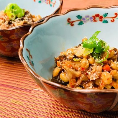 和えるだけ☆もずくキムチ納豆 by 島子☆ 【クックパッド】 簡単