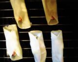 無花果とクリームチーズの餃子皮サラダ作り方4写真