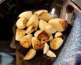 ビールに合う半分にんにくのホイル焼き作り方4写真
