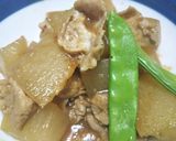 お一人様の焼き肉のたれで大根煮作り方7写真