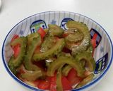 ゴーヤのにんにくめんつゆ漬け☆簡単常備菜作り方4写真